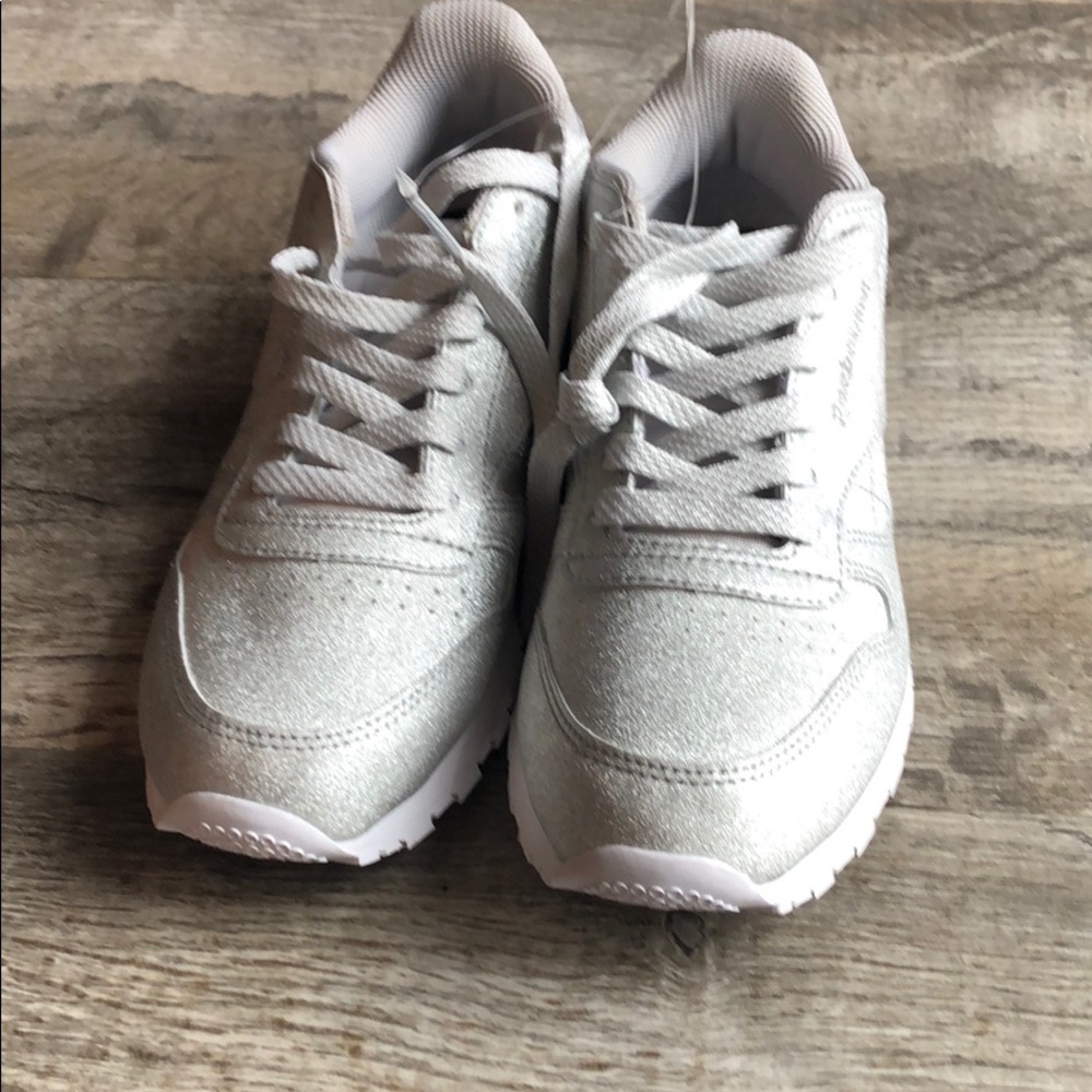 Reebok ortholite new silver metallic classic shoes - Picture 2 of 5